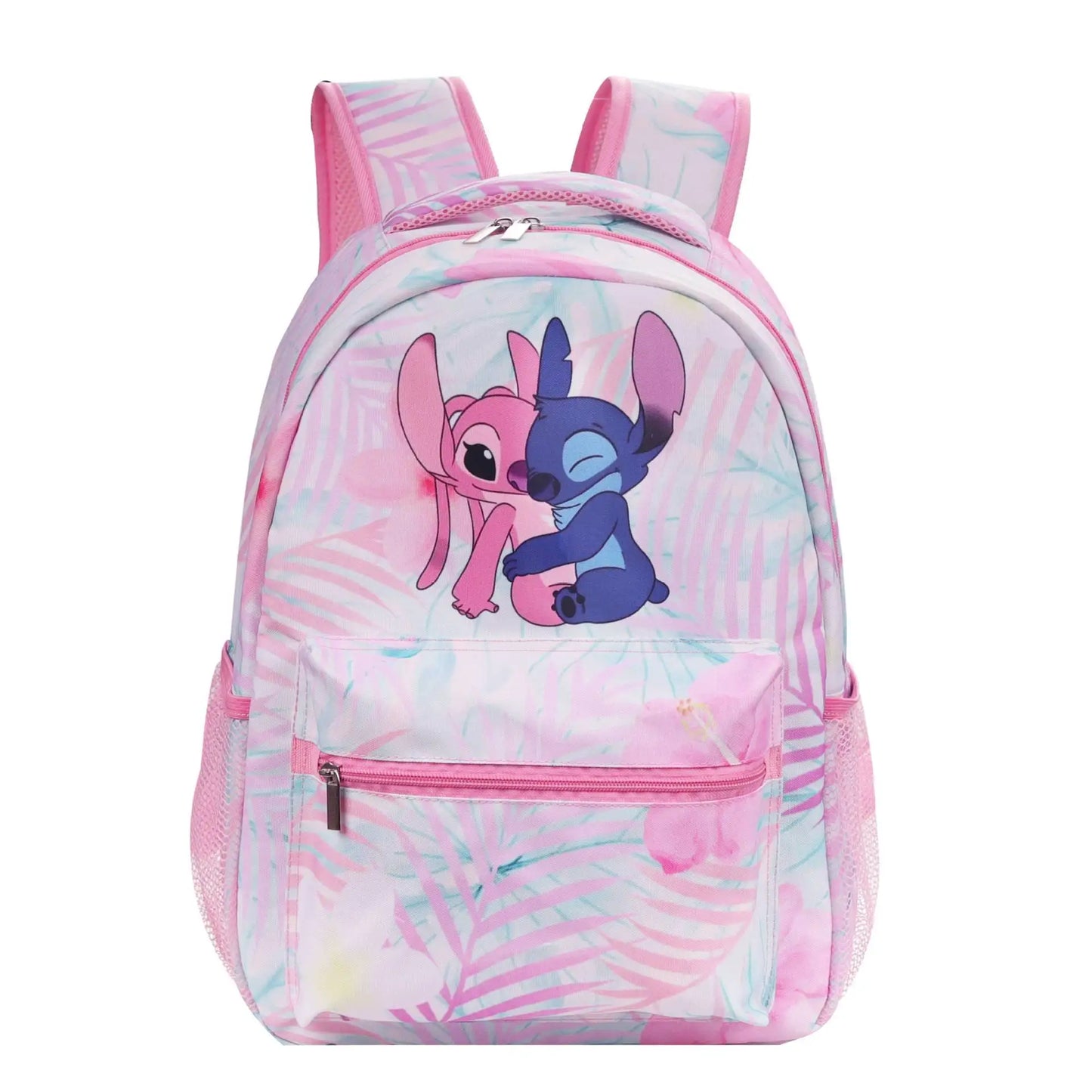 Lovely Stitch Backpacks Software Lilo And Stitch Women Girls School Bags Gradient Ramp Color Cartoon Travel Mochilas bolso mujer