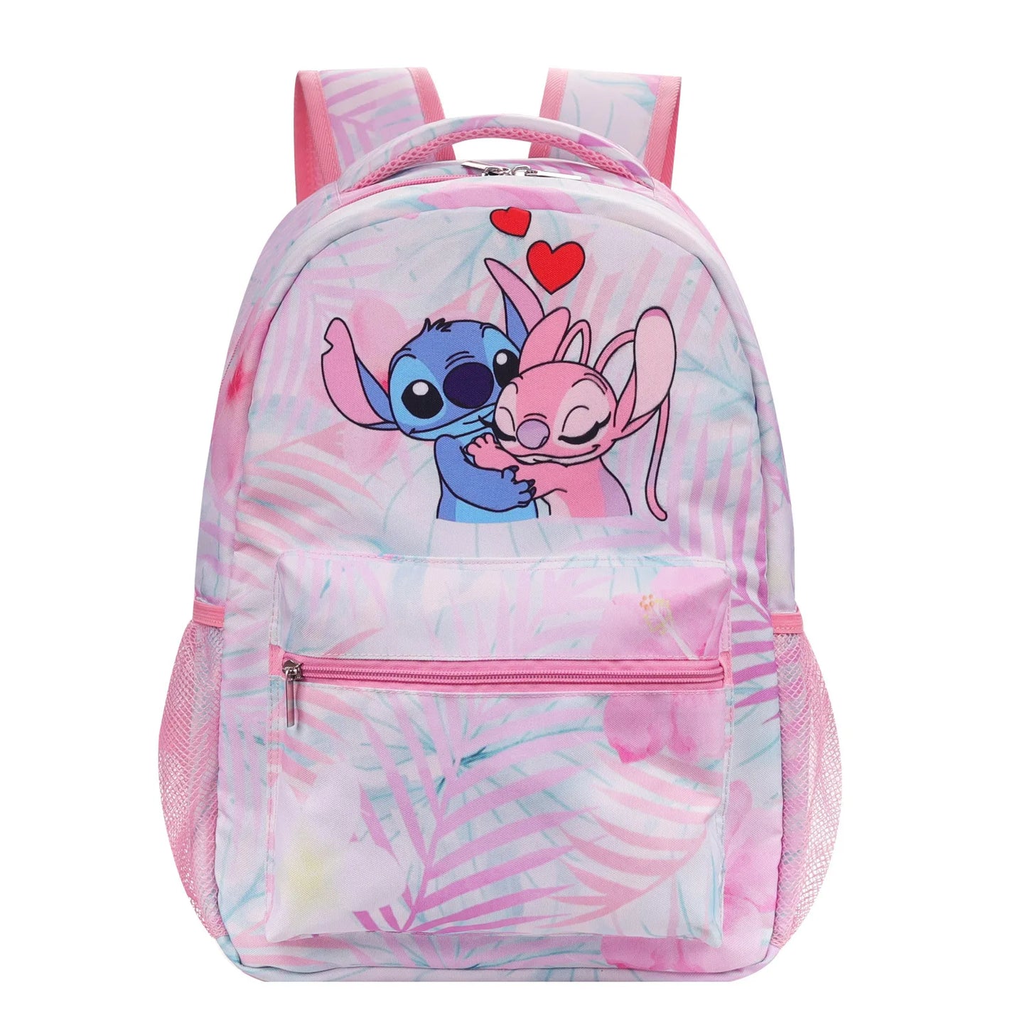 Lovely Stitch Backpacks Software Lilo And Stitch Women Girls School Bags Gradient Ramp Color Cartoon Travel Mochilas bolso mujer