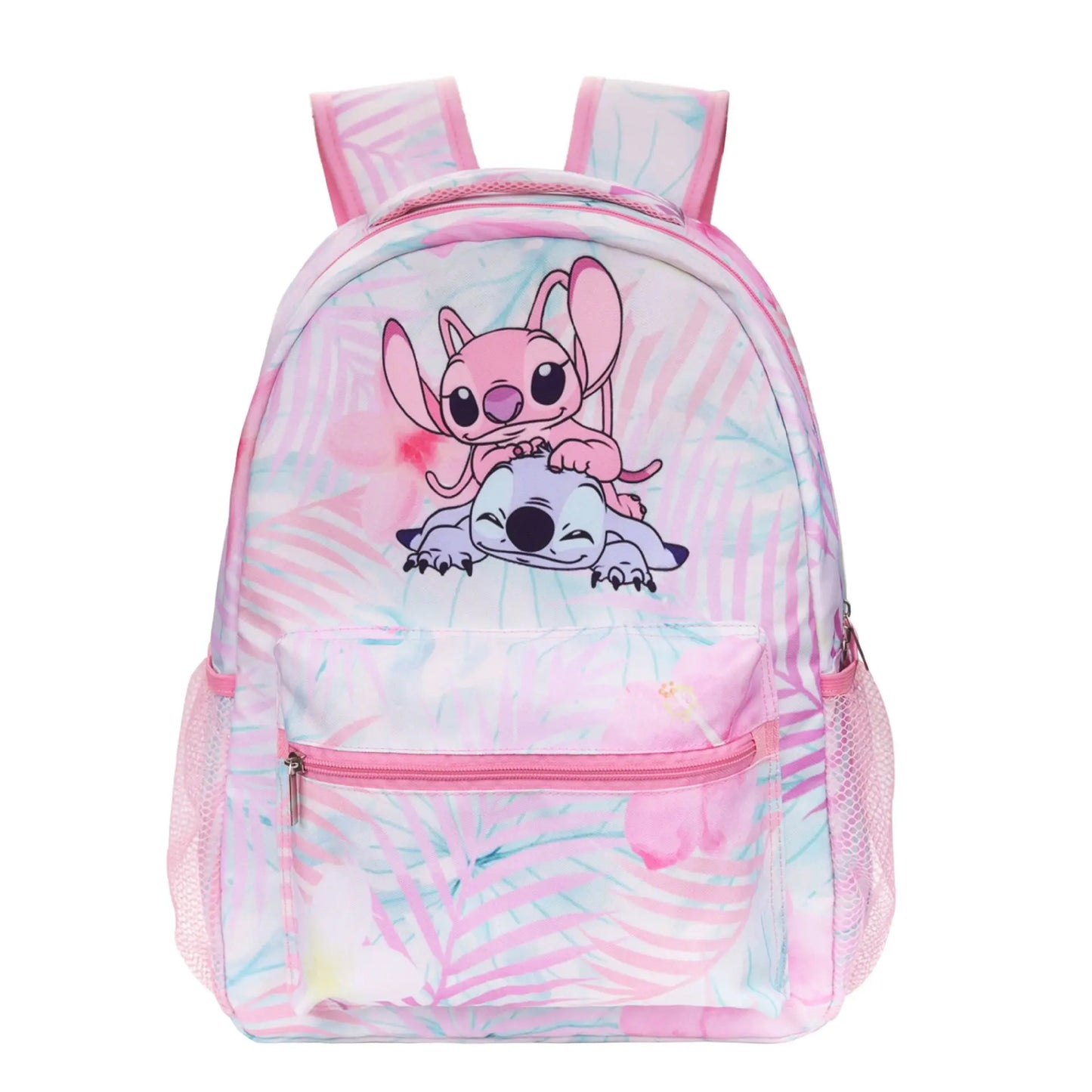 Lovely Stitch Backpacks Software Lilo And Stitch Women Girls School Bags Gradient Ramp Color Cartoon Travel Mochilas bolso mujer