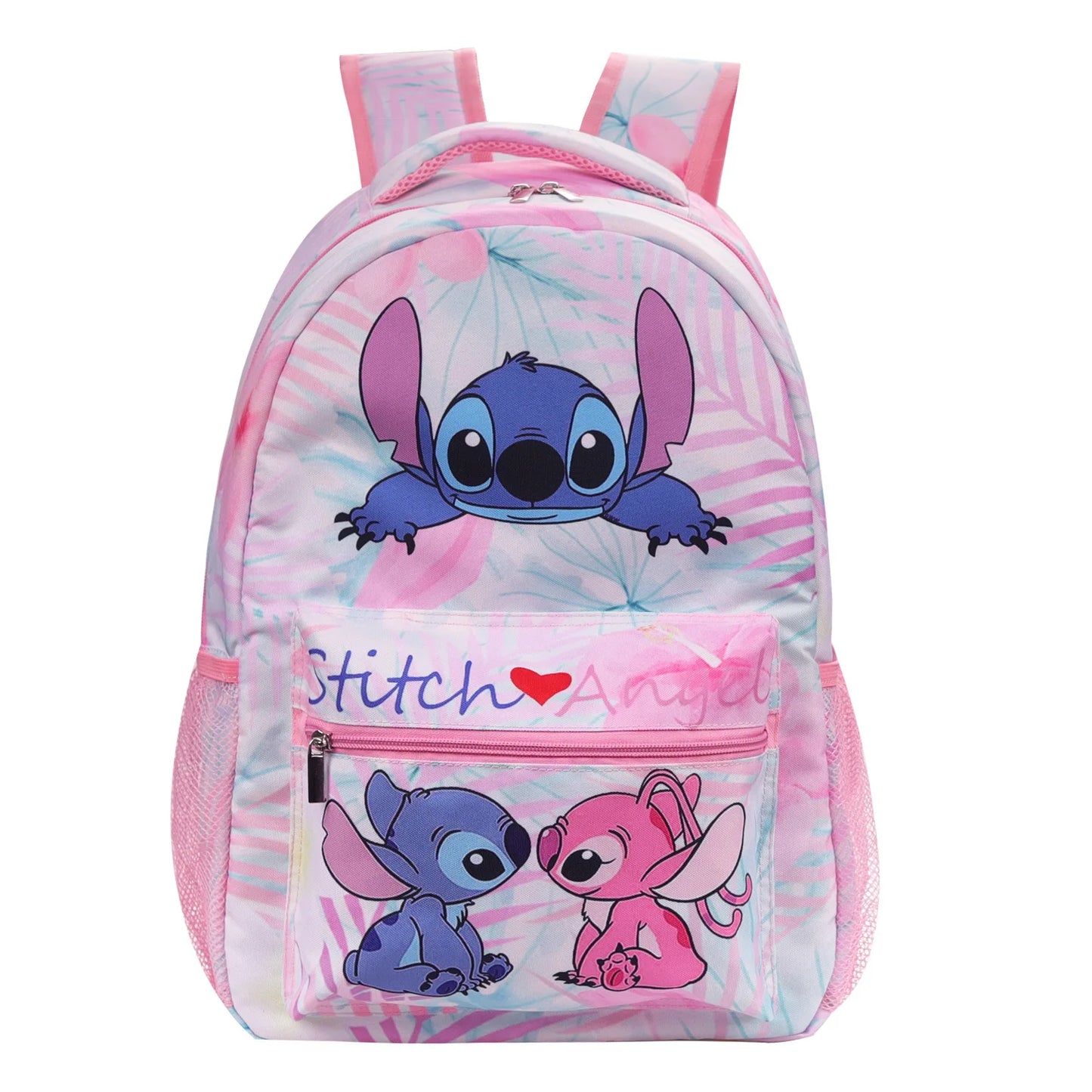 Lovely Stitch Backpacks Software Lilo And Stitch Women Girls School Bags Gradient Ramp Color Cartoon Travel Mochilas bolso mujer